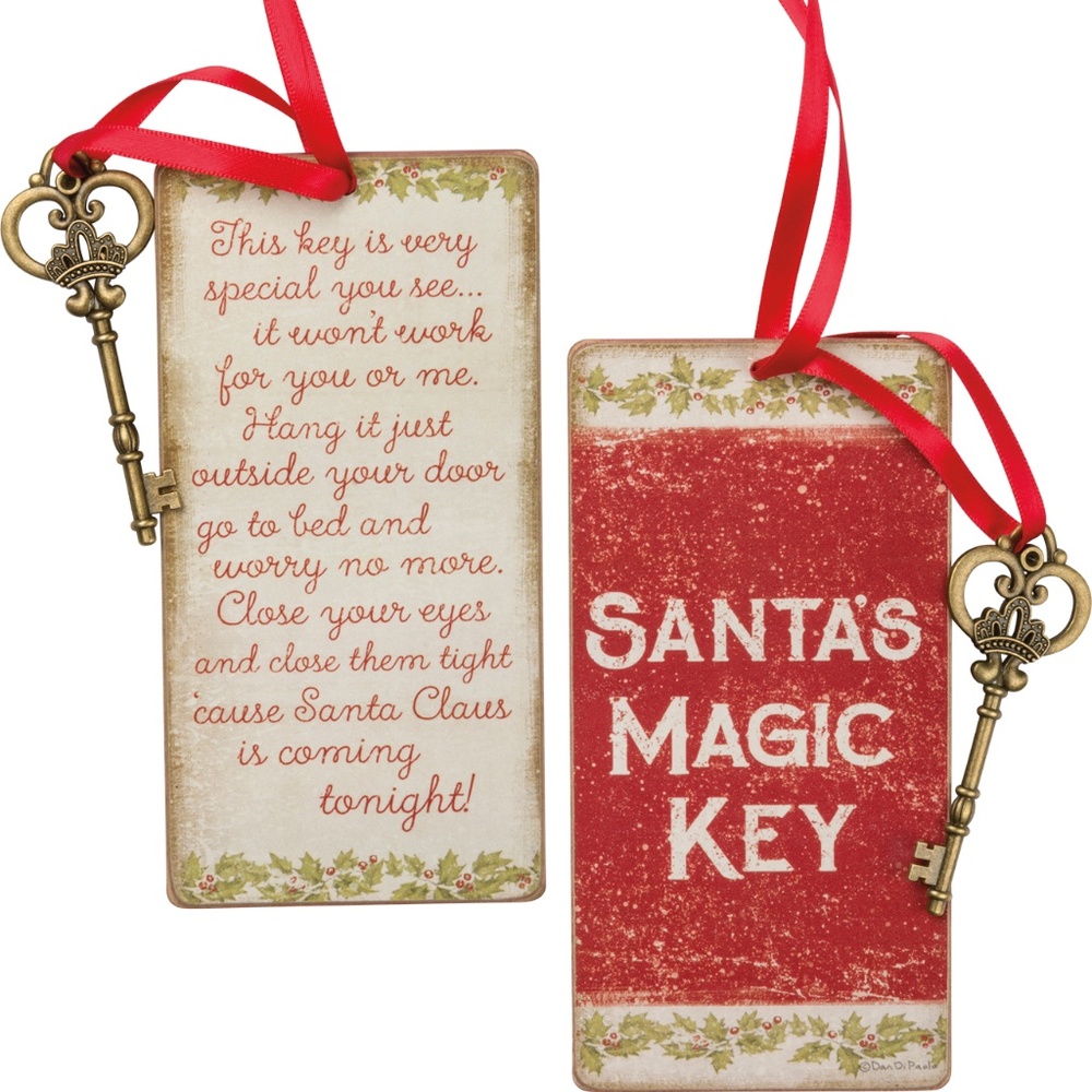 Santa's Magic Key Ornament